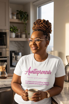 Women's motivational Auntiepreneur graphic tee