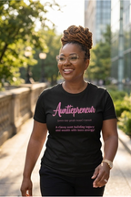 Auntiepreneur graphic tee for women entrepreneurs