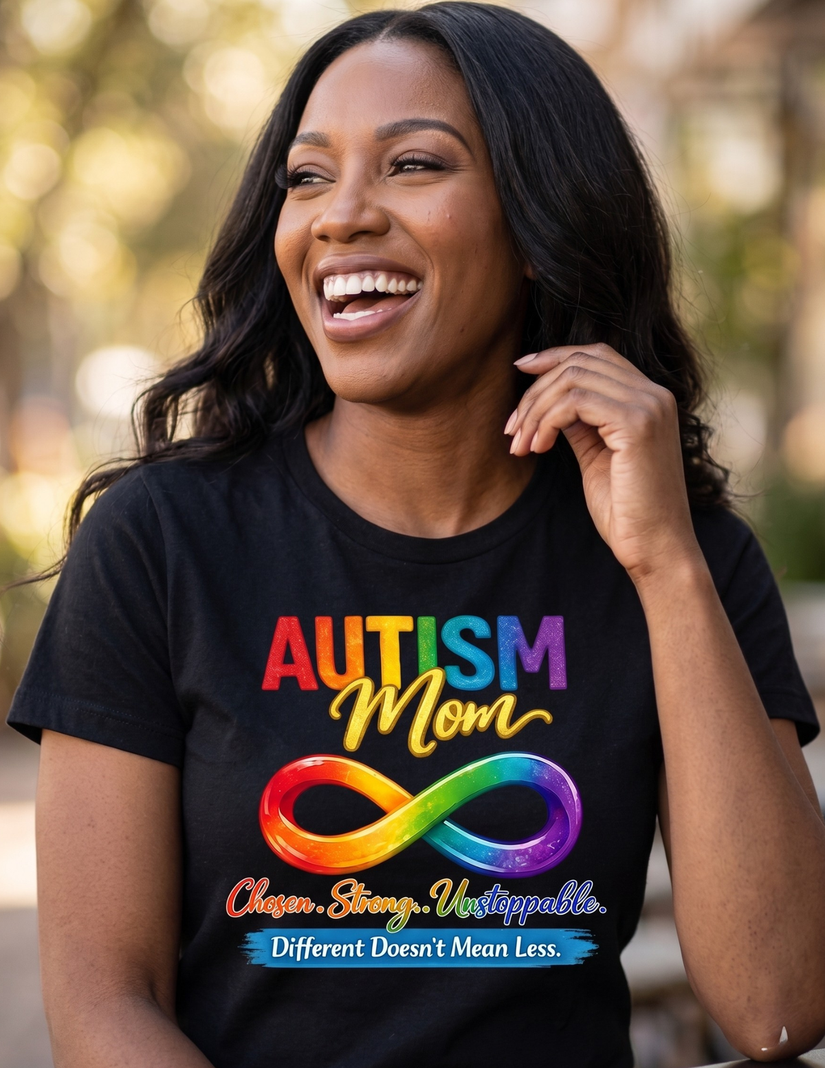 Autism Mom Chosen Strong Unstoppable inspirational shirt