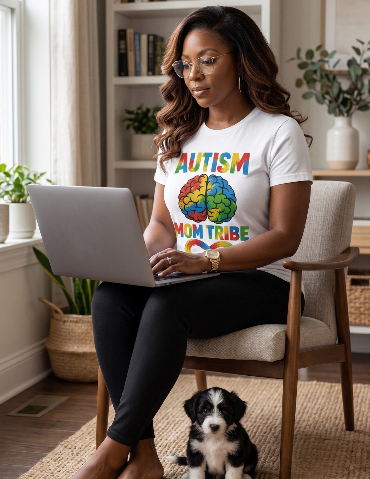 Autism Mom Tribe | Neurodiversity Awareness Brain Design