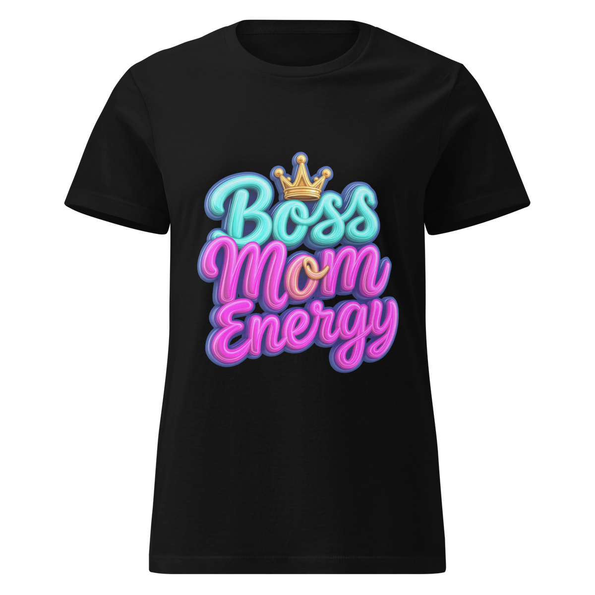 Boss Mom Energy women's graphic tee product view