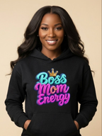 Women's Boss Mom Energy sweatshirt for working moms