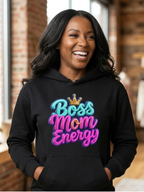 Boss Mom hoodie for women balancing motherhood and entrepreneurship