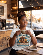 Women's Boy Mom shirt raised on faith fueled by love surrounded by cowboys
