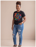 Brains Beauty & Big Dreams graphic tee celebrating intelligence and confidence