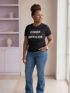 Chief Everything Officer graphic tee celebrating moms who do it all