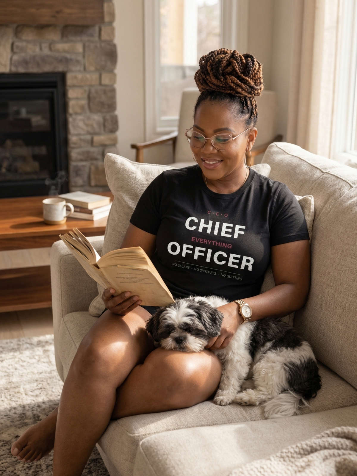 Boss Mom shirt featuring CEO Chief Everything Officer graphic
