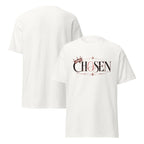 Chosen Christian graphic tee front and back product view