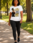 God Don't Play About Me Christian tee inspired by faith, protection and grace