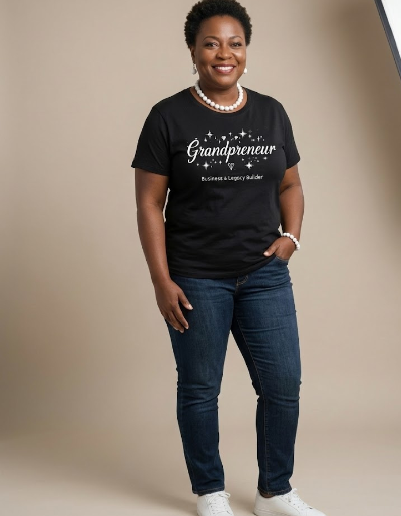 Women's Grandpreneur shirt for entrepreneurial grandmothers