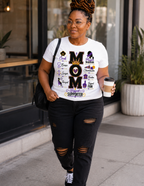 MOM Biggest Supporter graphic tee celebrating moms who always show up