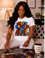 Women's Not Broken Just Wired Differently confidence graphic tee