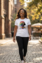 Rainbow Goddess Mom shirt honoring motherhood strength and healing