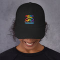 Autism Mom Chosen Strong Unstoppable hat with colorful infinity design