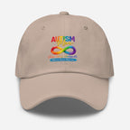 Colorful Autism Mom hat celebrating acceptance and neurodiversity