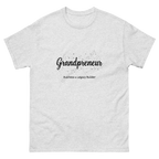 Ash-Grandpreneur black graphic tee for ambitious grandmothers