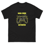 Nana Mode Activated yellow retro gaming graphic tee