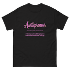 Auntiepreneur tee for confident entrepreneurial women