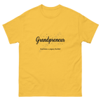 Black Grandpreneur design on women's graphic tee