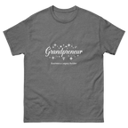 Grandpreneur tee celebrating grandmother leadership wisdom and success