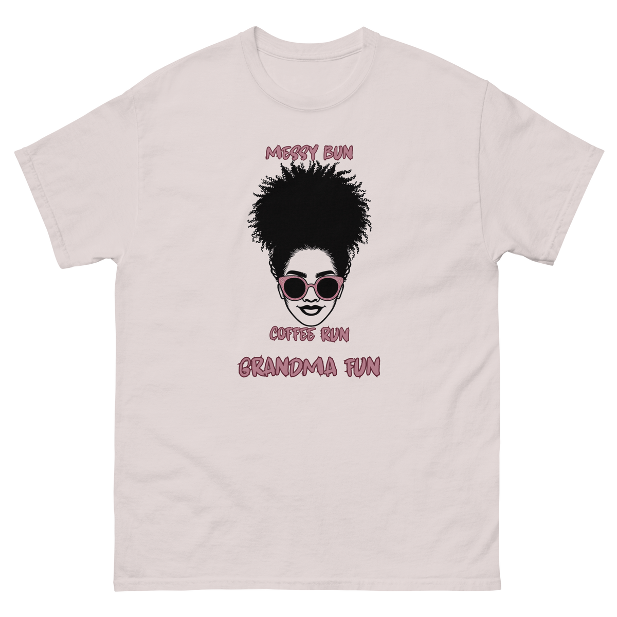 Funny grandma graphic shirt for coffee runs and family time