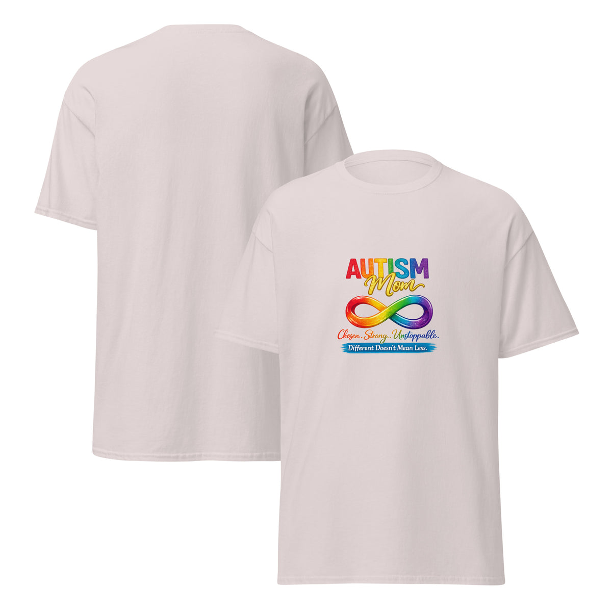 Autism Mom graphic tee celebrating strength resilience and neurodiversity