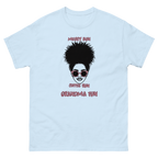 Messy Bun Grandma Fun graphic tee for confident grandmothers