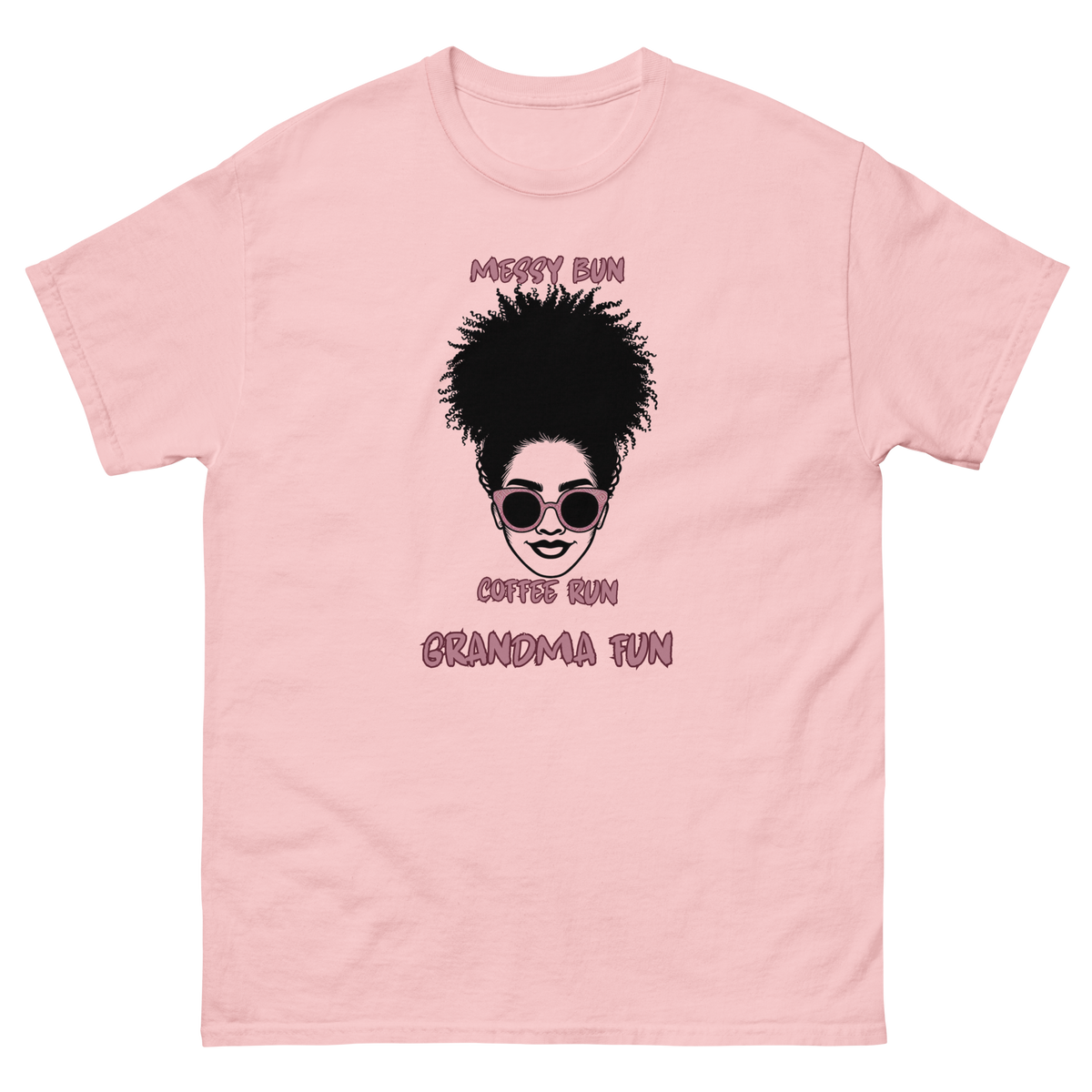 Funny coffee grandma shirt with playful typography