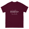 Grandpreneur white lettering tee for entrepreneurial grandmas