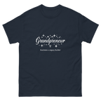 Grandpreneur white graphic tee for ambitious grandmothers