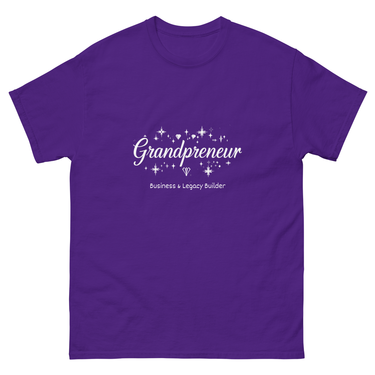 White Grandpreneur design tee for confident business-minded grandmas