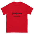 Red-Entrepreneur grandmother graphic shirt with black lettering