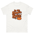 Women's pumpkin spice graphic shirt for fall