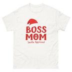 Festive Boss Mom Christmas graphic tee for confident moms-Product mockup
