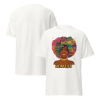 Women's Afrocentric Mom Life shirt celebrating Black moms