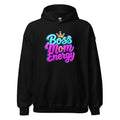 Black - Boss Mom Energy hoodie for confident hardworking moms-Product mockup