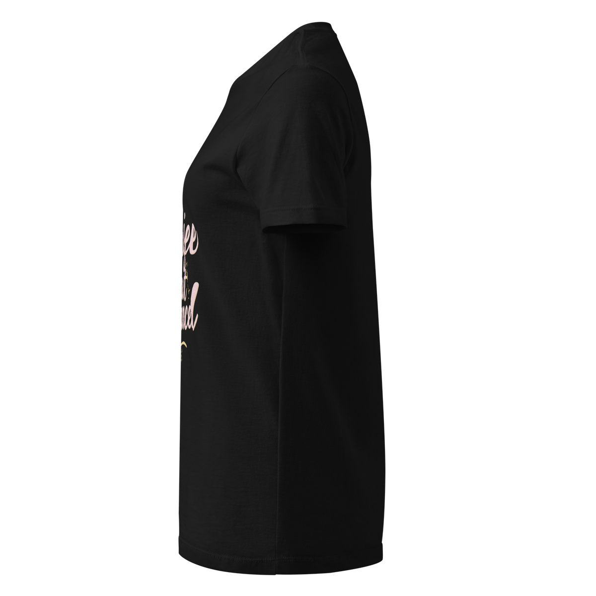 Women's inspirational shirt featuring Boujee But Balanced design-Product mockup