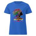 Women's Rainbow Goddess Mom tee styled for everyday wear-Product mockup