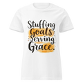 Stuffing Goals Serving Grace Thanksgiving graphic tee-Product mockup